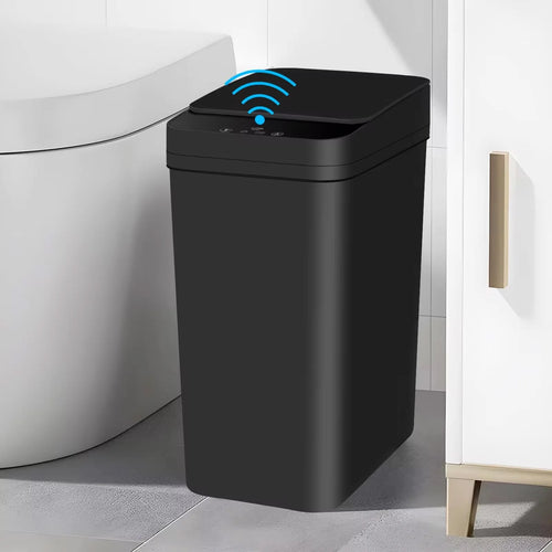 Touchless Trash, 12L Motion Sensor-Activated Trash Can